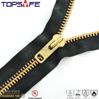Aramid Flame Retardant Zipper - Copper Teeth