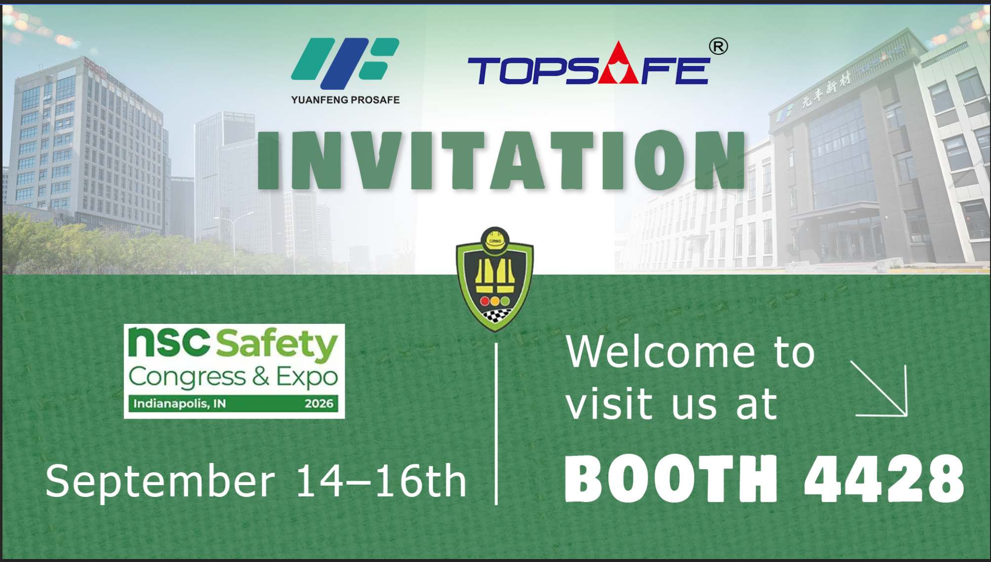 Invitation to NSC 2026 | Shaanxi YuanFeng Prosafe Co., Ltd
